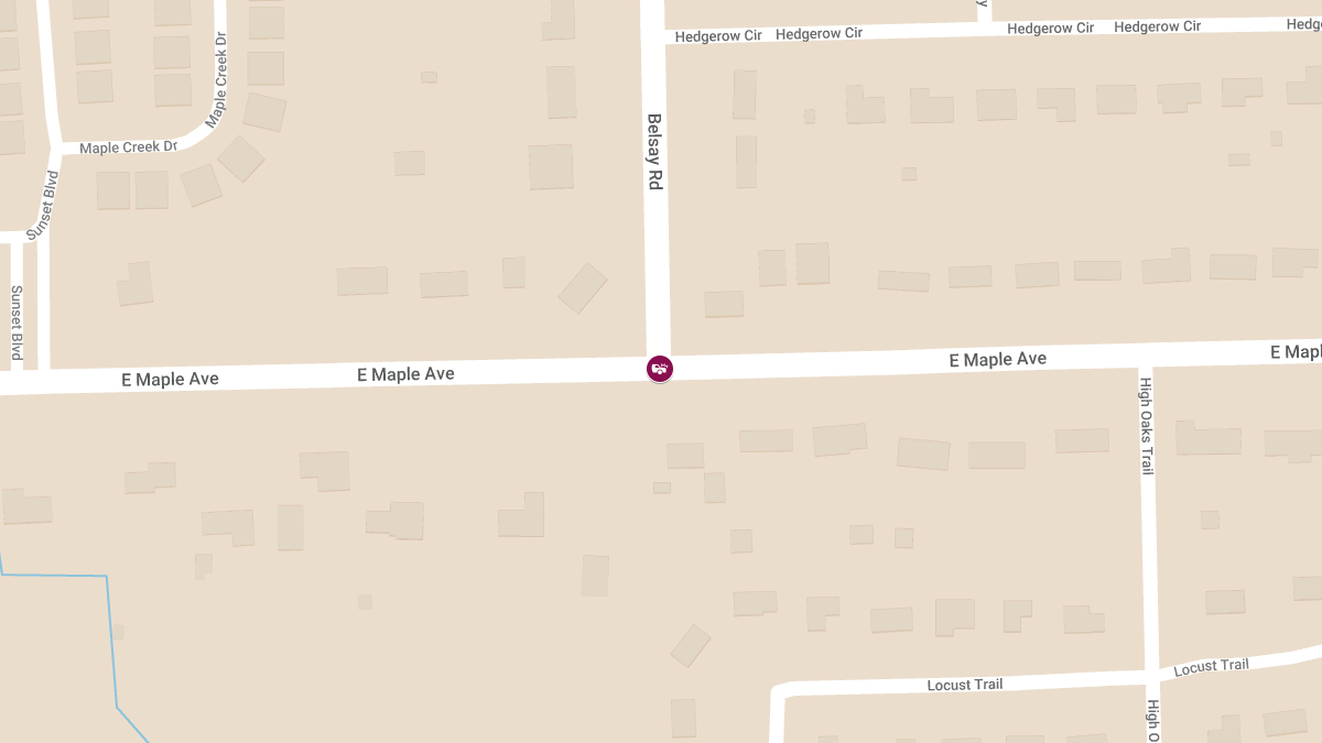 Vehicle Accident with Personal Injury at S Belsay Rd & E Maple Ave