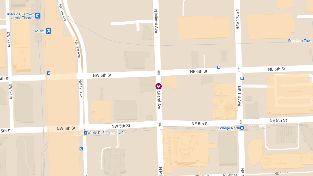 Vehicle Collision With Injuries at 620 N Miami Ave