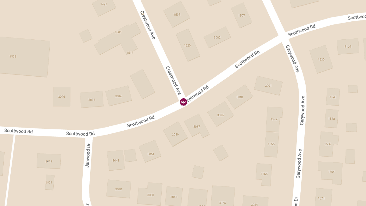 Vehicle Collision With Injuries at Crestwood Ave & Scottwood Rd