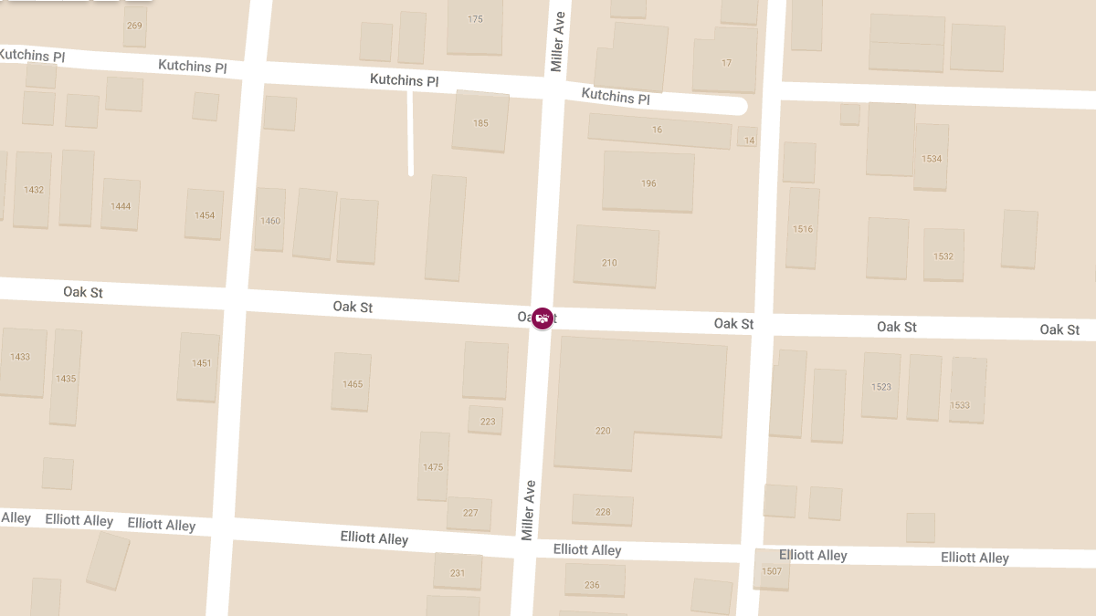 Vehicle Collision With Injuries at Miller Ave & Oak St