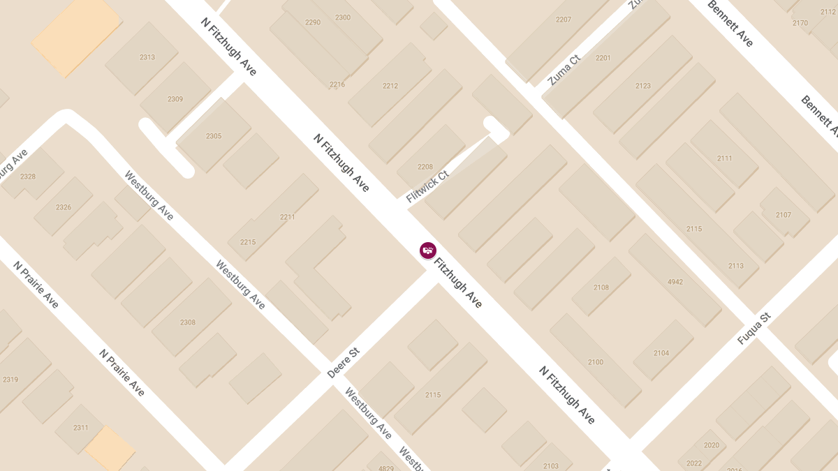 Vehicle Collision With Injuries at N Fitzhugh Ave & Deere St