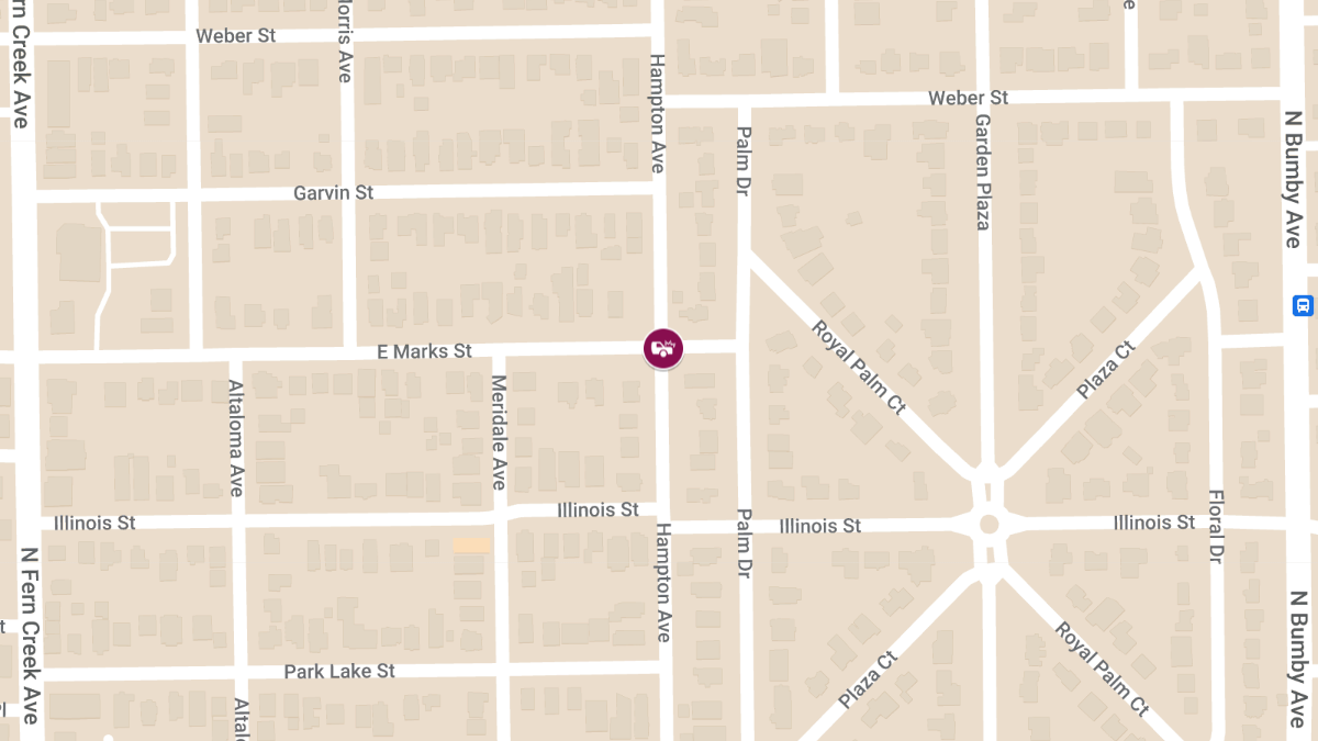 Vehicle Collision With Injuries at N Hampton Ave & E Marks St