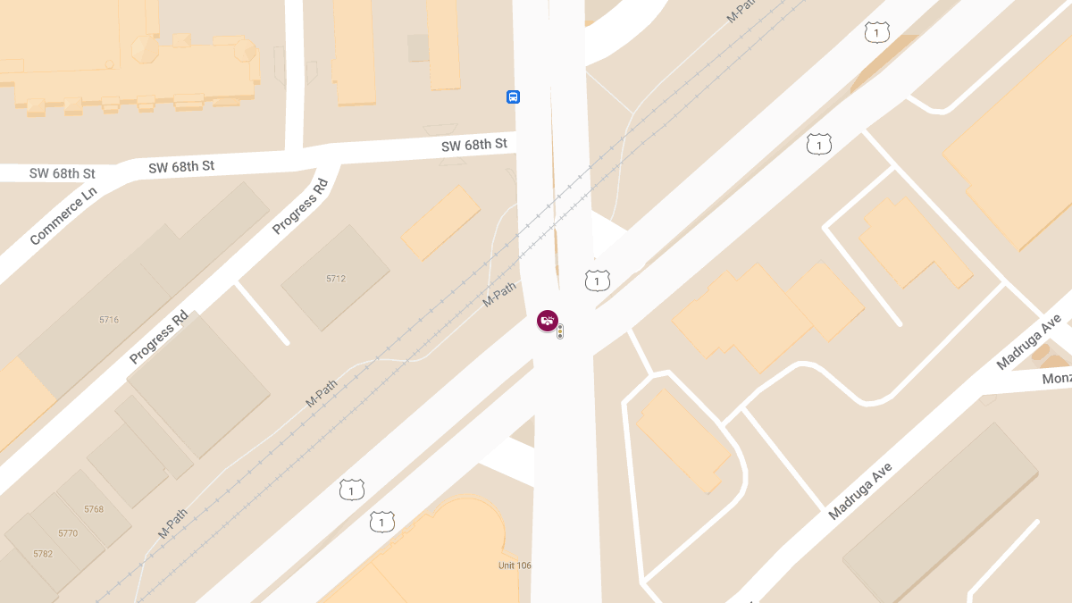 Vehicle Collision With Injuries at Red Rd & US-1 S