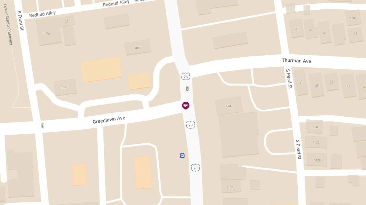 Vehicle Collision With Injuries at S High St & Greenlawn Ave