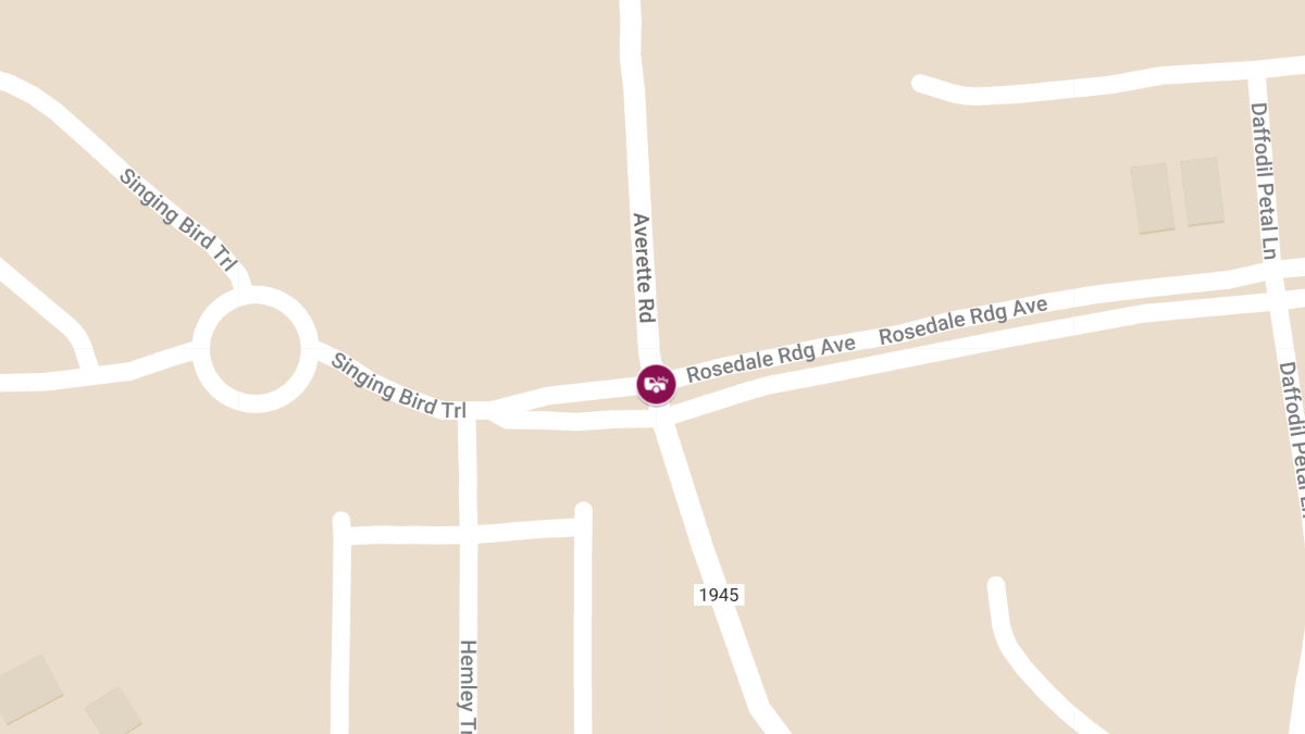 Vehicle Collision With Injuries on Averette Rd at Singing Bird Trl