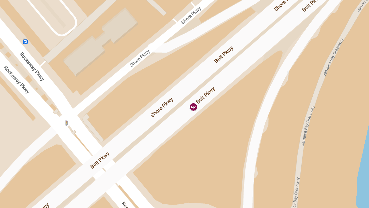 Vehicle Collision With Injuries on Belt Pkwy W Near Exit 20