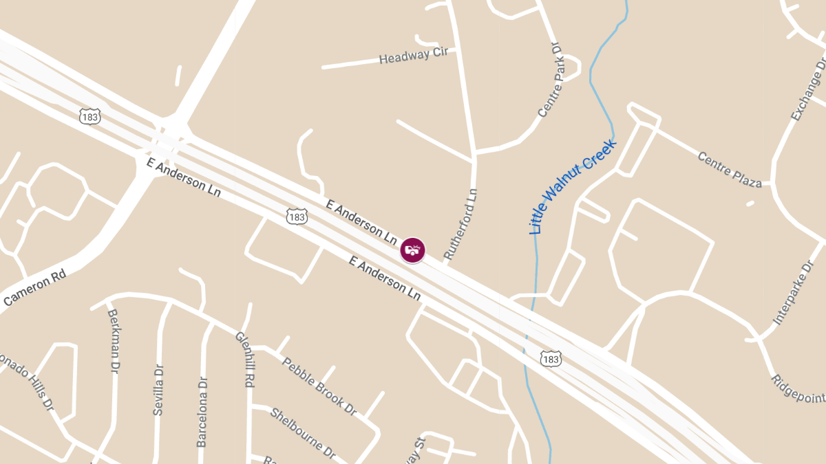 Vehicle Collision With Injuries on E Anderson Ln WB in Walnut Creek Business Park