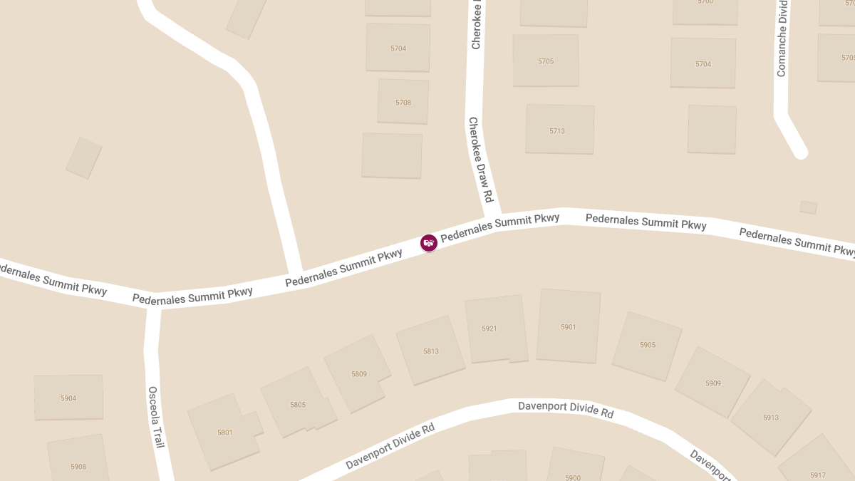 Vehicle Collision With Injuries on Pedernales Summit Pkwy