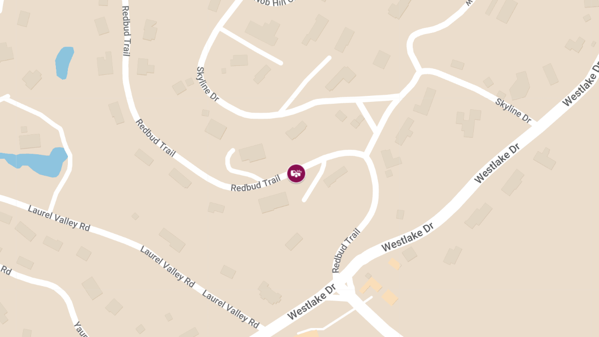 Vehicle Collision With Injuries on Redbud Trl