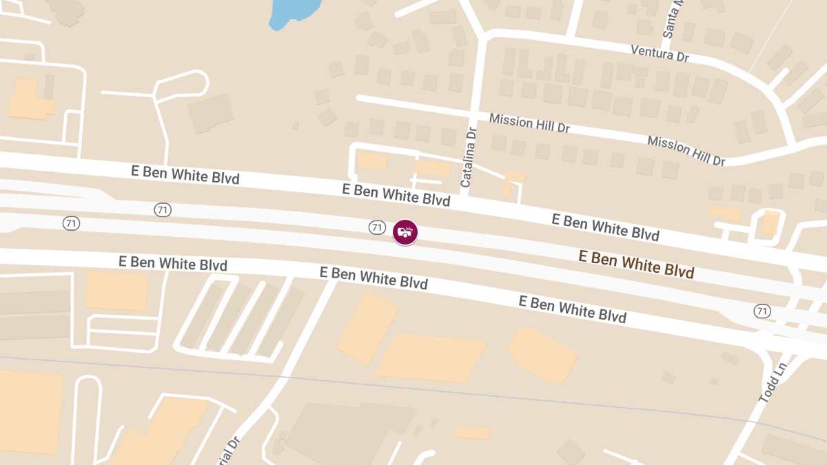 Vehicle Collision With Injuries on W SH 71