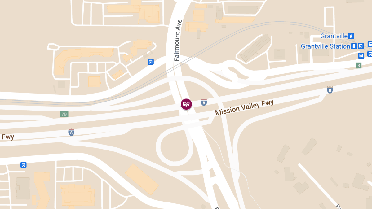 Vehicle Collision at Fairmount Ave & I-8 W Causes Injuries