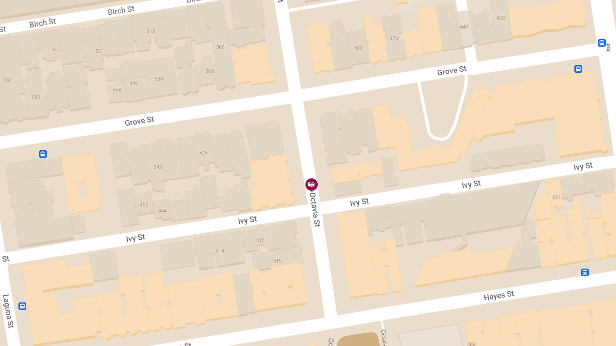 Vehicle Collision at Octavia St & Ivy St Leads to Injuries