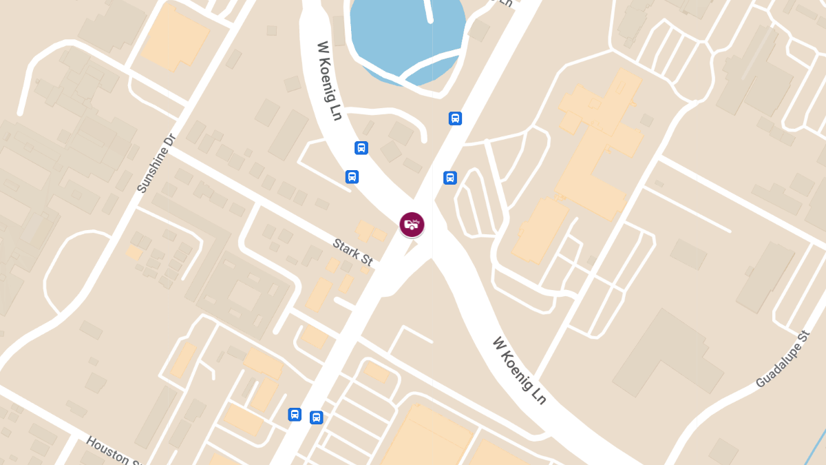 Vehicle Collision at W Koenig Ln and N Lamar Blvd Causes Injuries