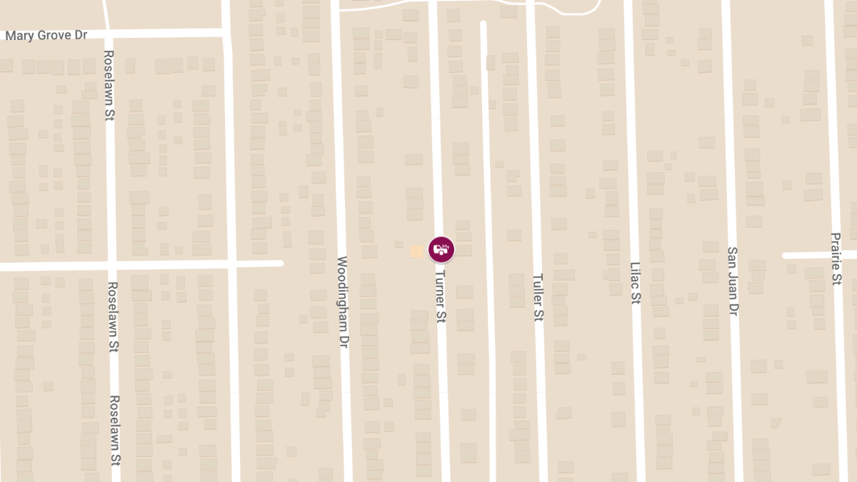 Vehicle Collision with Injuries Reported on 16580 Turner St