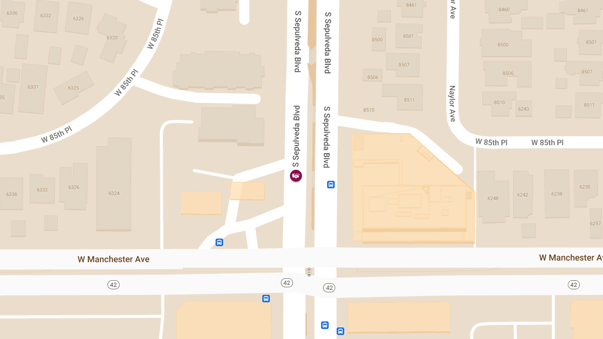 Vehicle Collision with Injuries at 8547 Sepulveda Blvd