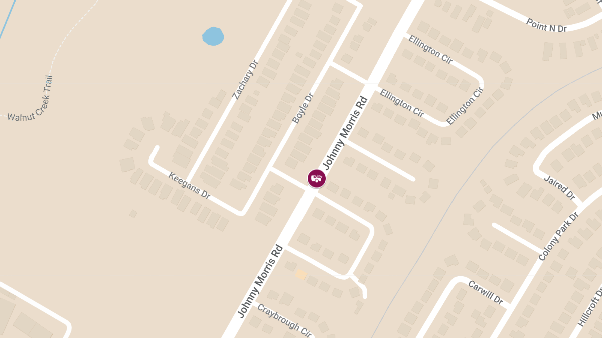 Vehicle Collision with Injuries at 8800-8817 Johnny Morris Rd