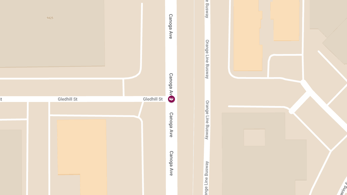 Vehicle Collision with Injuries at Canoga Ave and Gledhill St