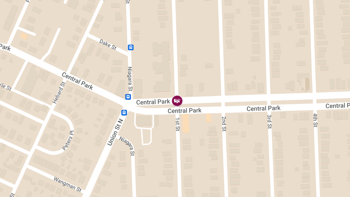 Vehicle Collision with Injuries at Central Ave & 1st St