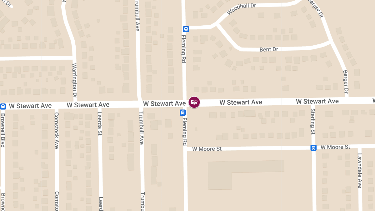Vehicle Collision with Injuries at Fleming Rd & W Stewart Ave
