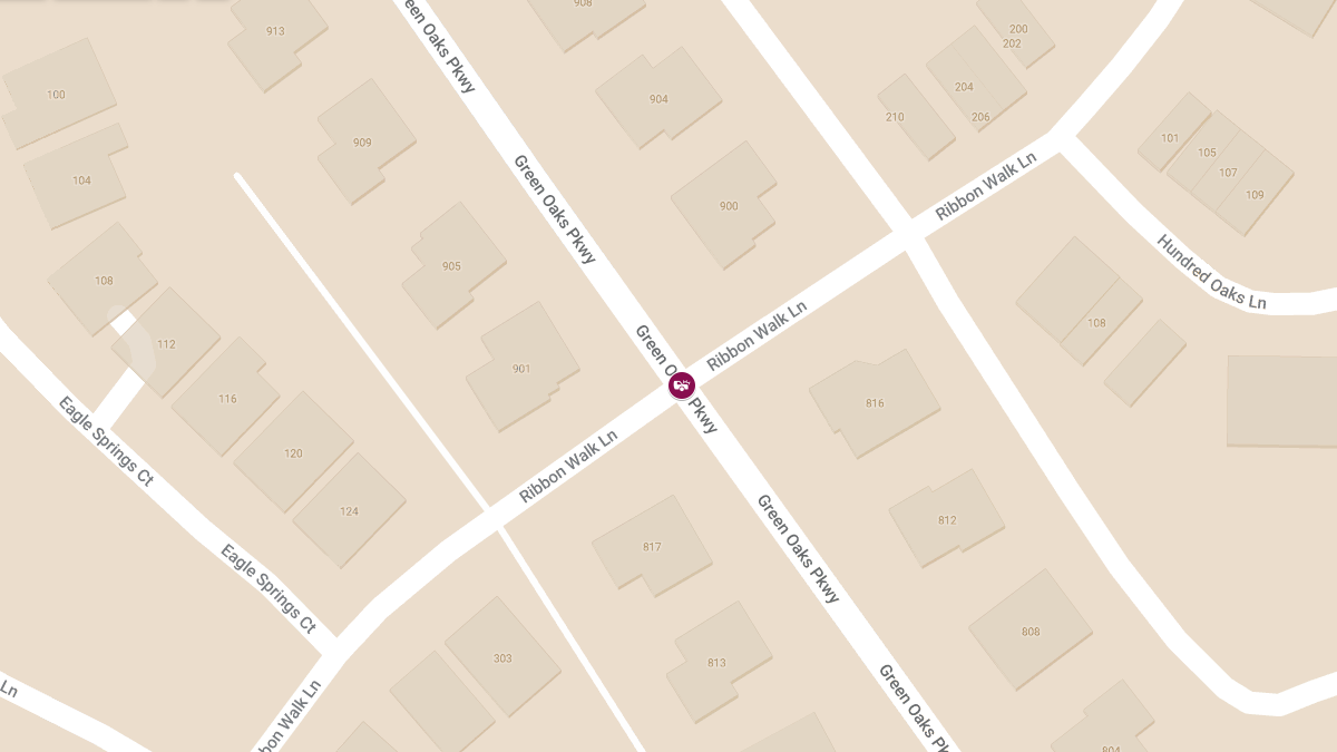 Vehicle Collision with Injuries at Green Oaks Pkwy & Ribbon Walk Ln