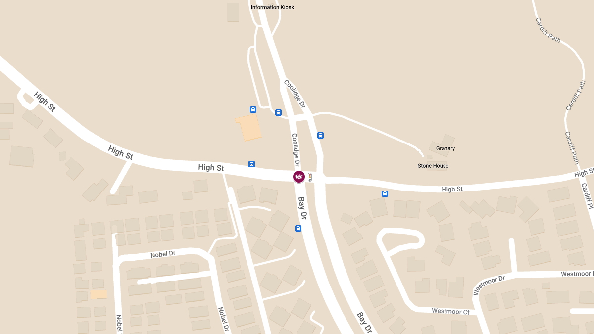 Vehicle Collision with Injuries at High St & Bay St