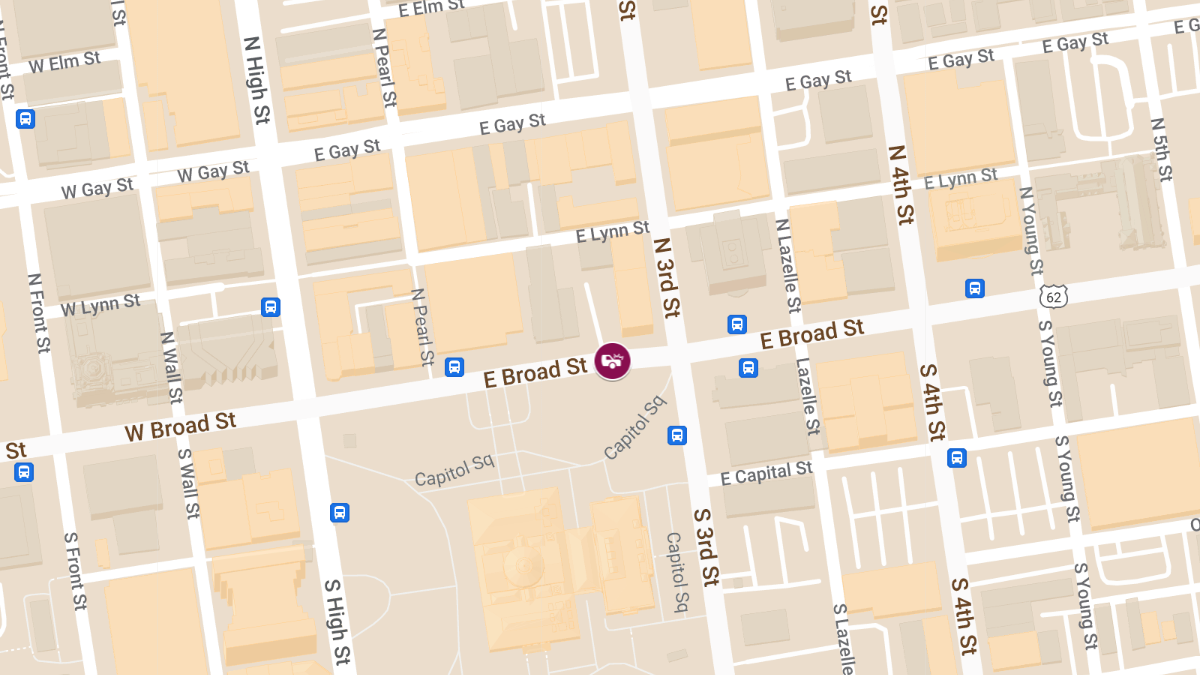 Vehicle Collision with Injuries at KeyBank on E Broad St