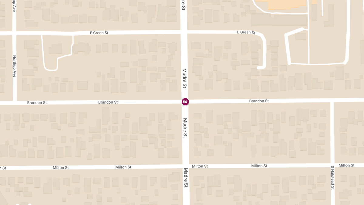 Vehicle Collision with Injuries at Madre St & Brandon St
