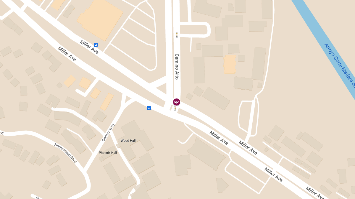 Vehicle Collision with Injuries at Miller Ave & Camino Alto