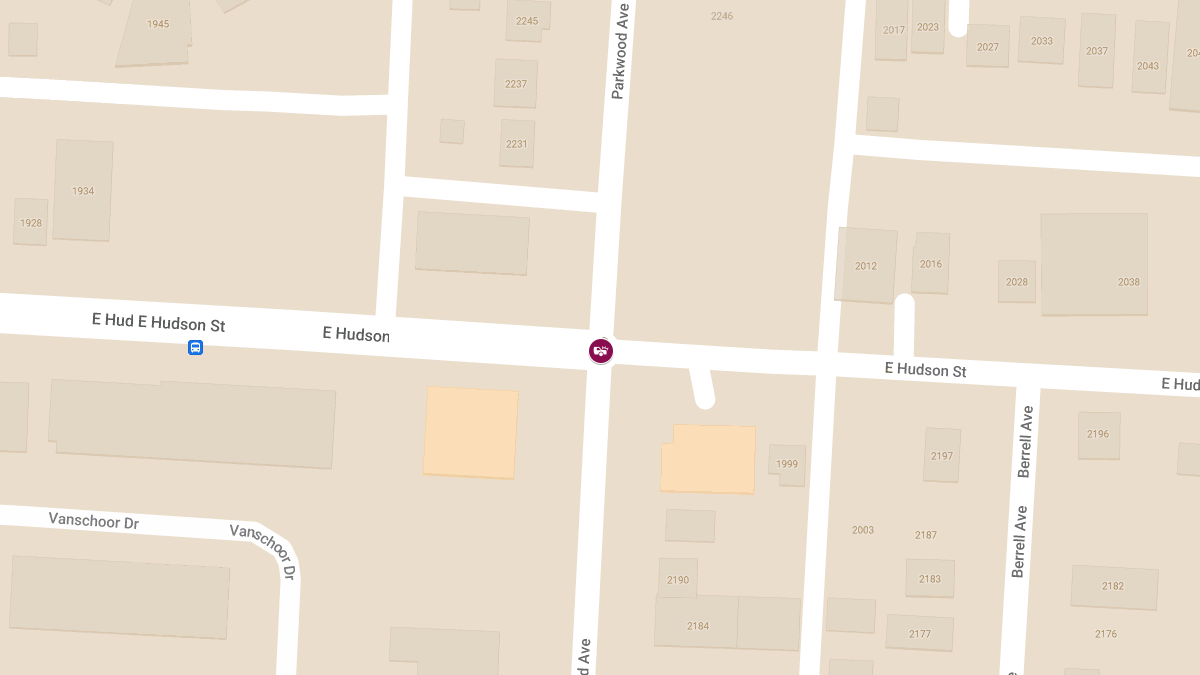 Vehicle Collision with Injuries at Parkwood Ave & E Hudson St