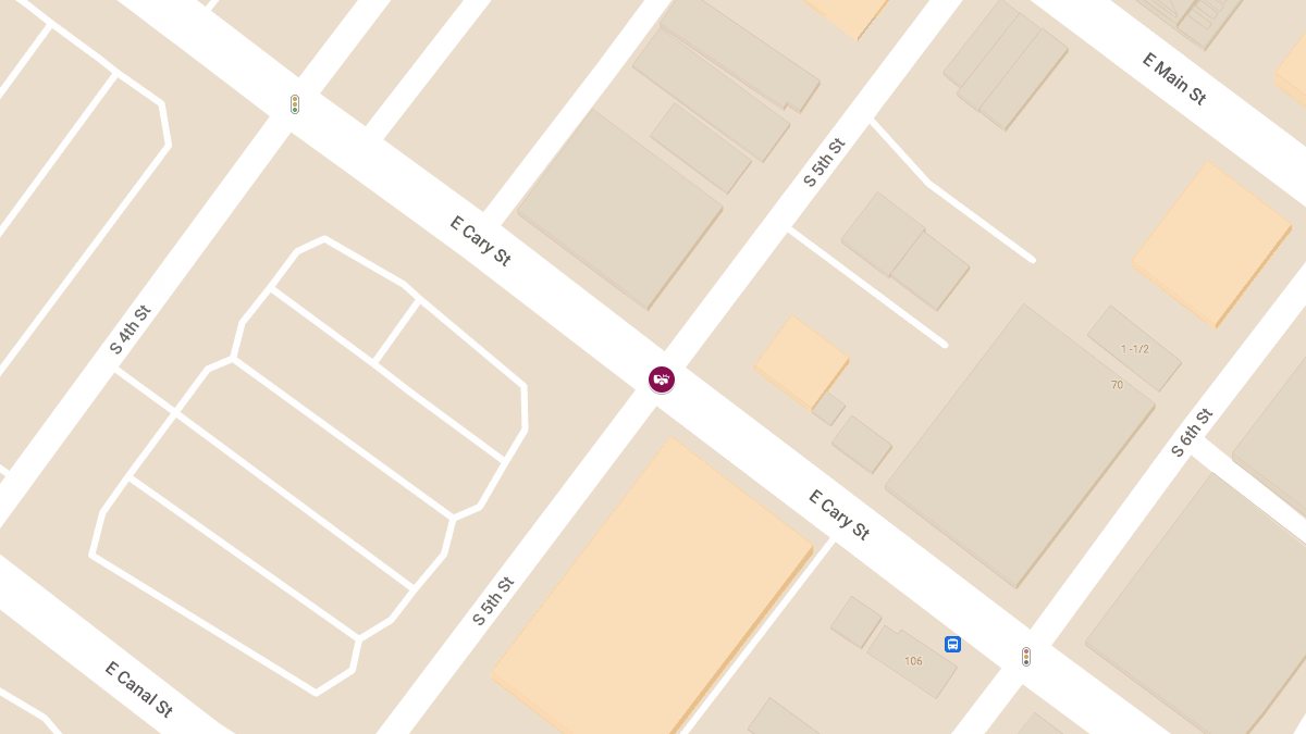 Vehicle Collision with Injuries at S 5th St & E Cary St
