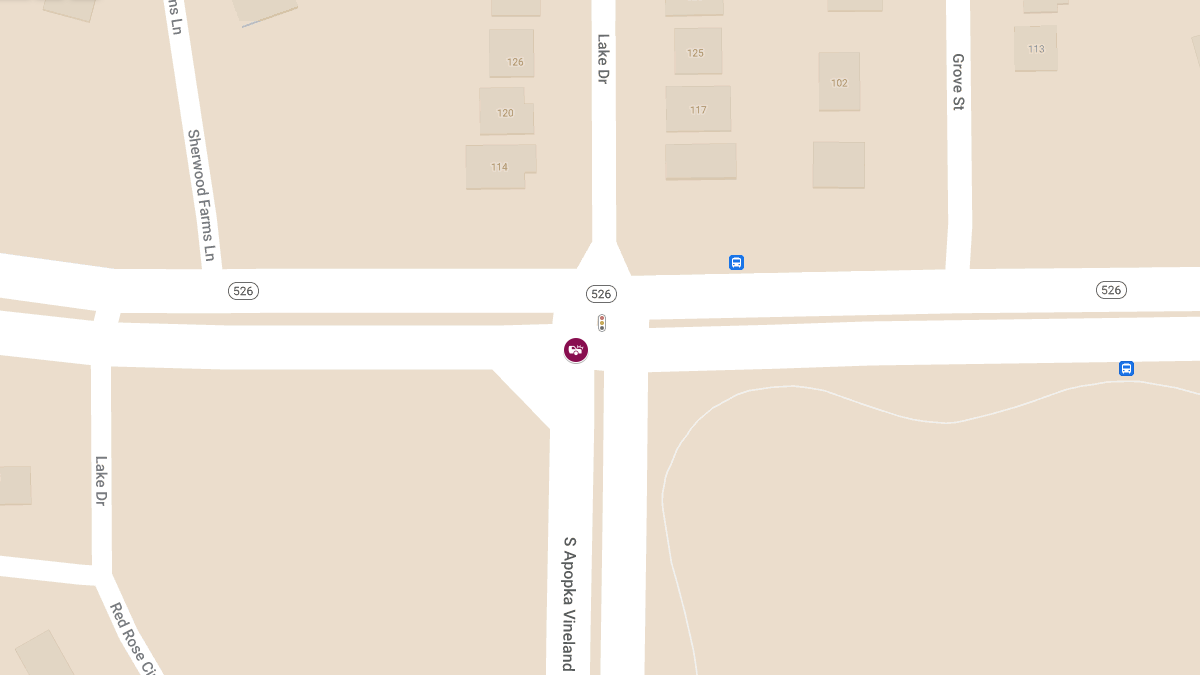 Vehicle Collision with Injuries at S Apopka Vineland Rd & Old Winter Garden Rd