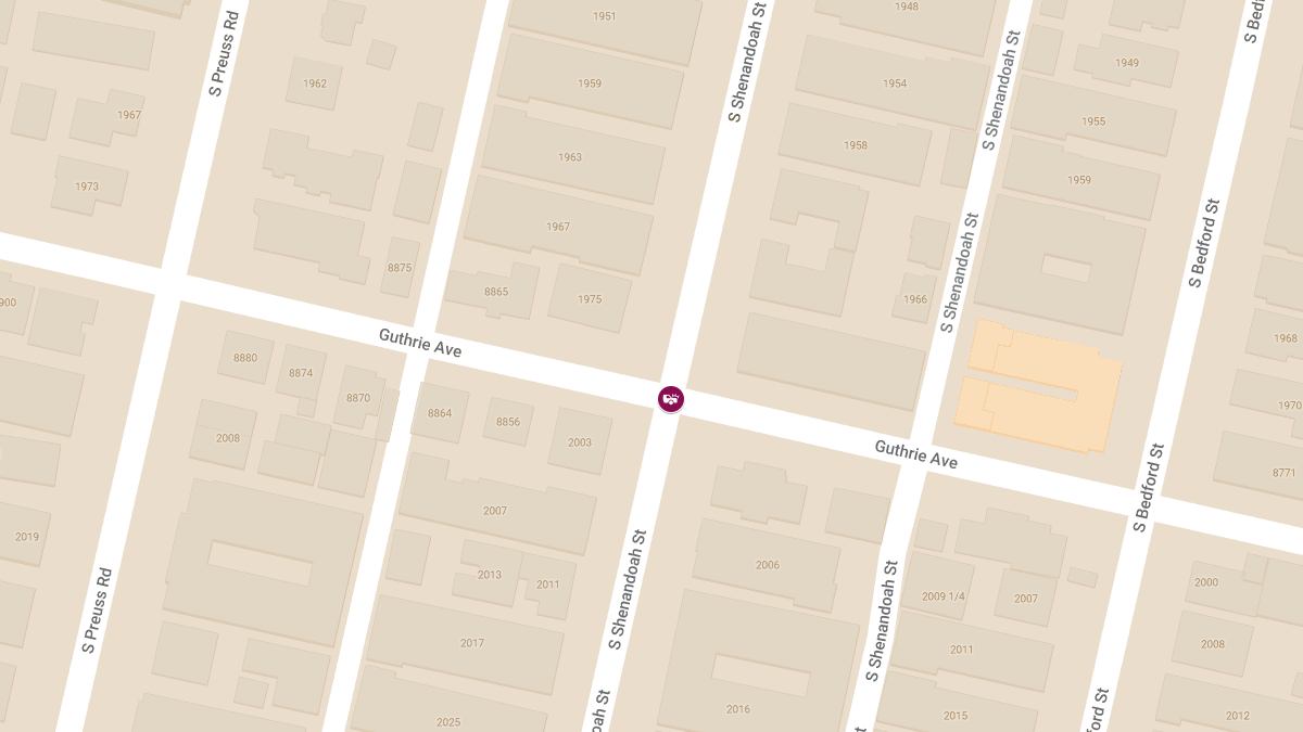 Vehicle Collision with Injuries at S Shenandoah St & Guthrie Ave