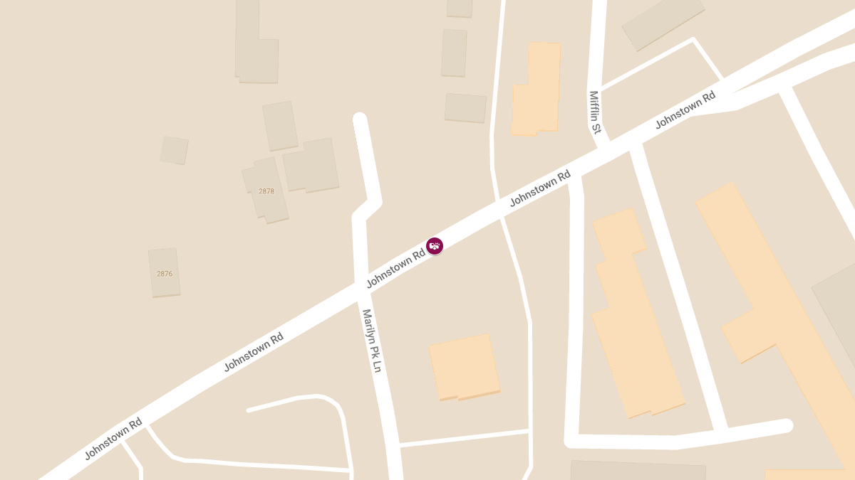 Vehicle Collision with Injuries at Sheetz Gas Station on 2840 Johnstown Rd