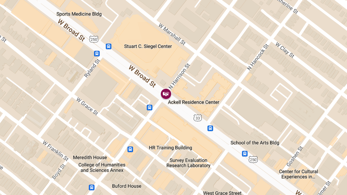 Vehicle Collision with Injuries at W Broad St & N Harrison St