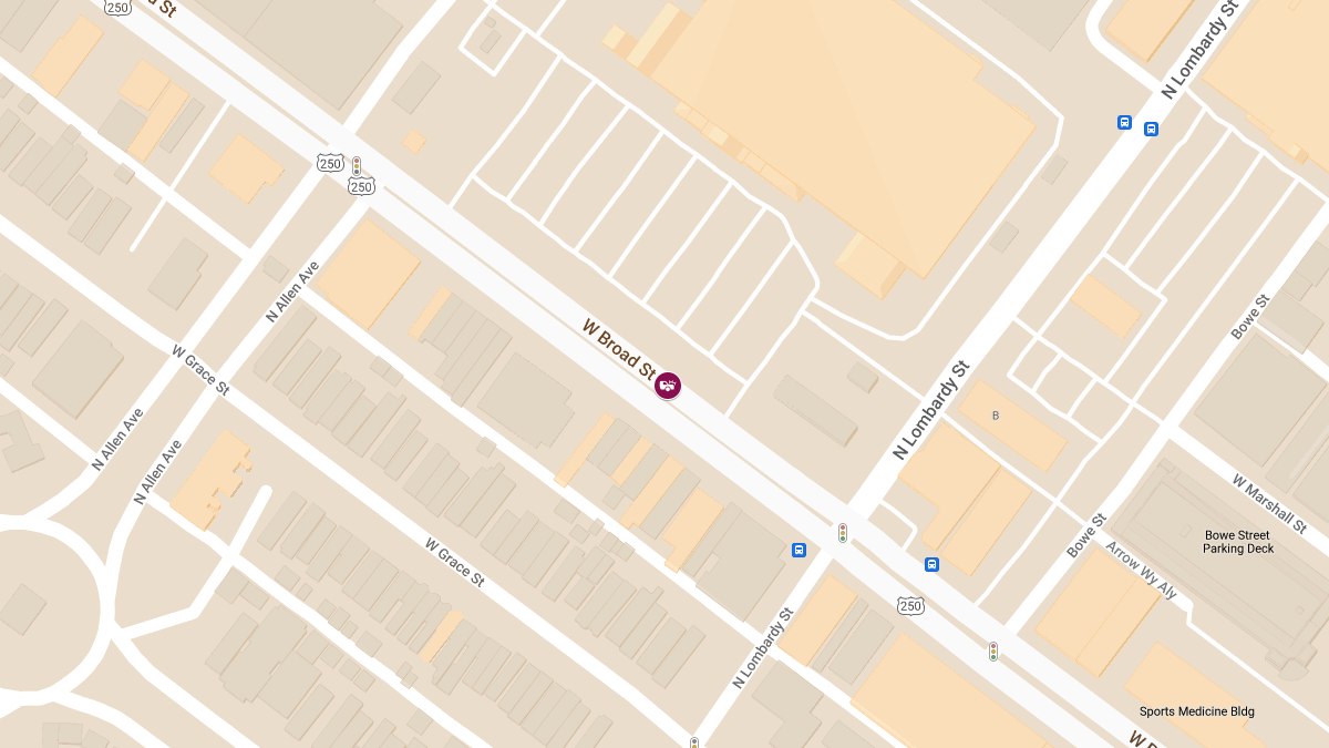 Vehicle Collision with Injuries in Shockoe, Fan District