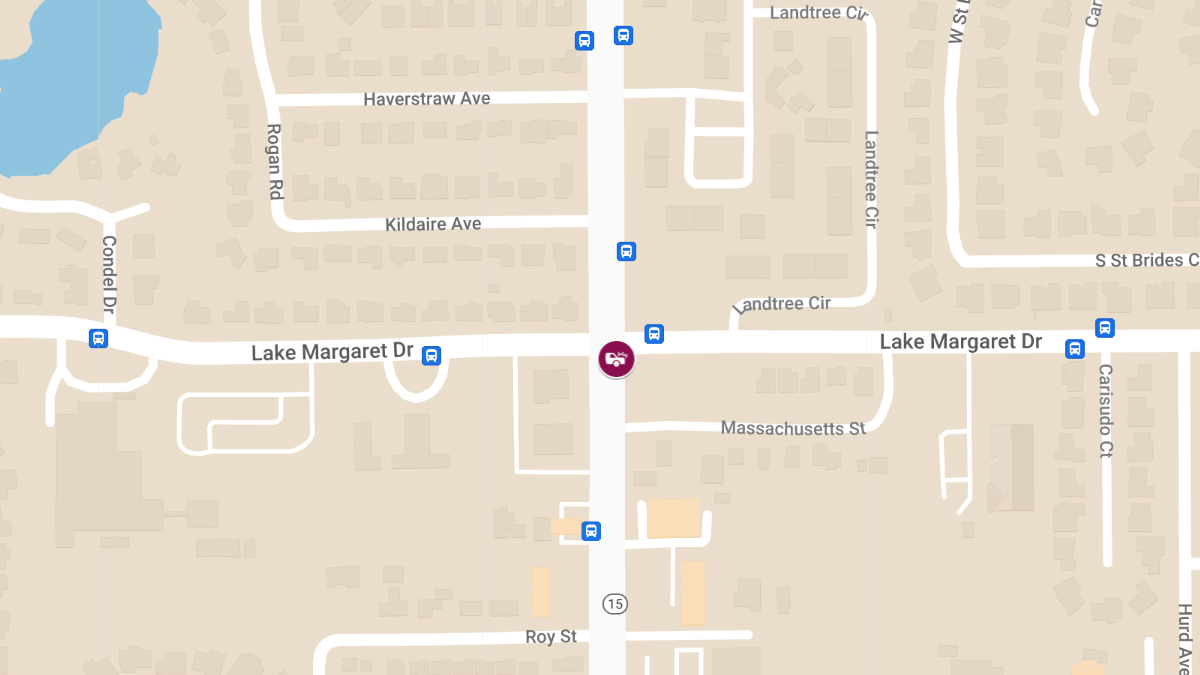 Vehicle Crash With Injuries and Roadblock at Lake Margaret Dr & Conway Rd