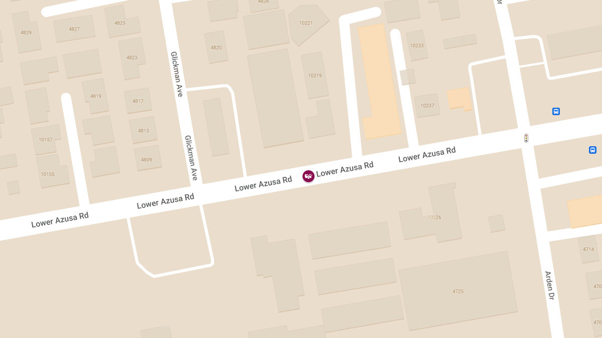 Crash With Injuries at 10226 Lower Azusa Rd