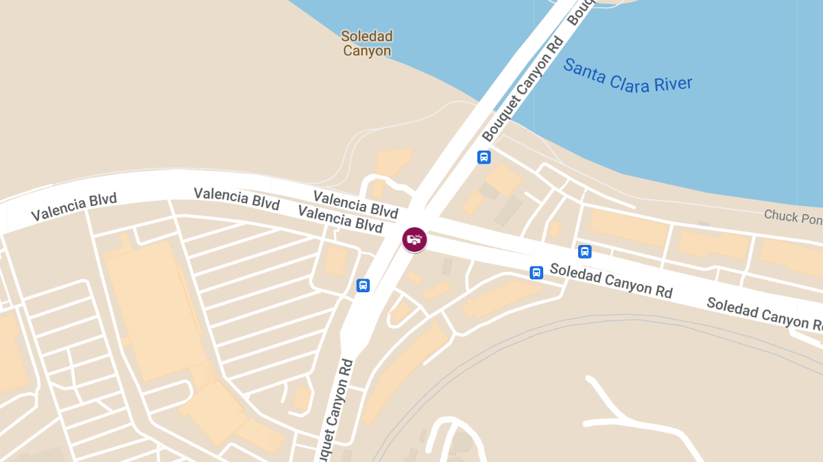 Injury Crash at Bouquet Canyon Rd & Soledad Canyon Rd