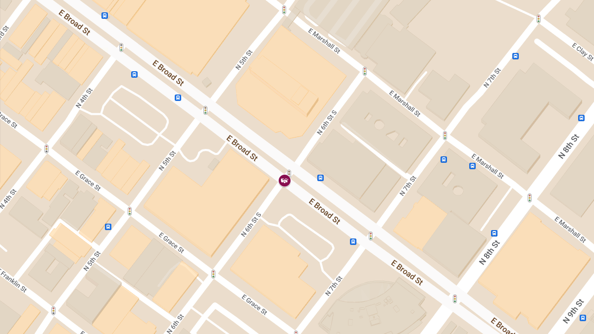 Vehicle Crash With Injuries at E Broad St & N 6th St
