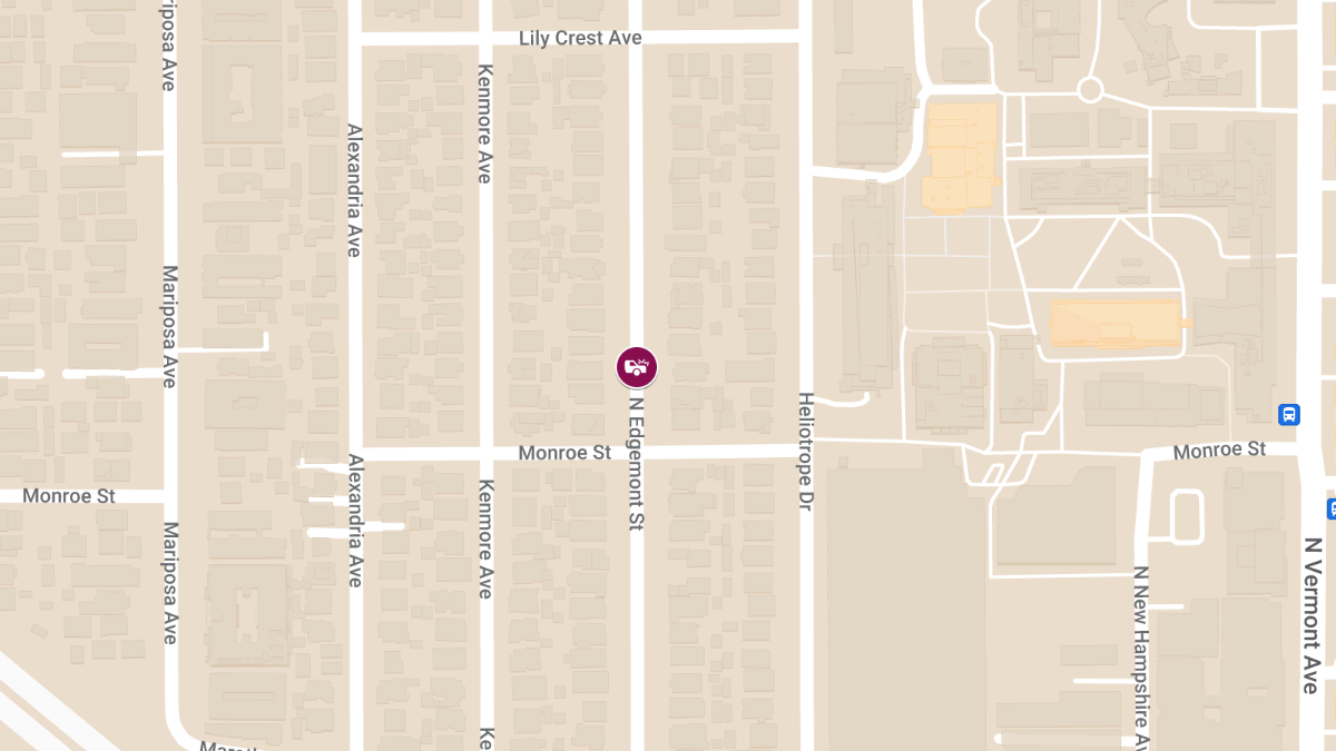 Vehicle Crash With Injuries at Monroe St & N Edgemont St