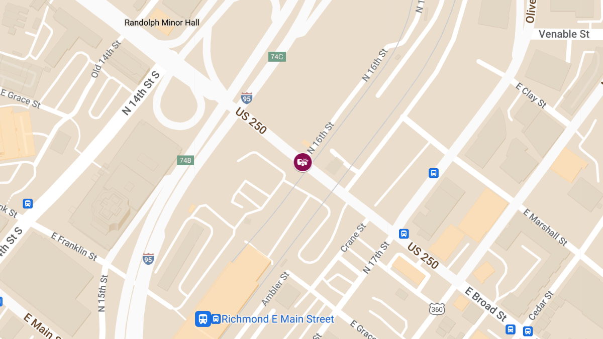 Vehicle Crash With Injuries at N 16th St & E Broad St