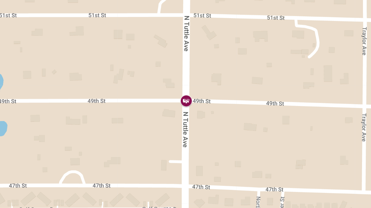 Vehicle Crash With Injuries at N Tuttle Ave & 49th St