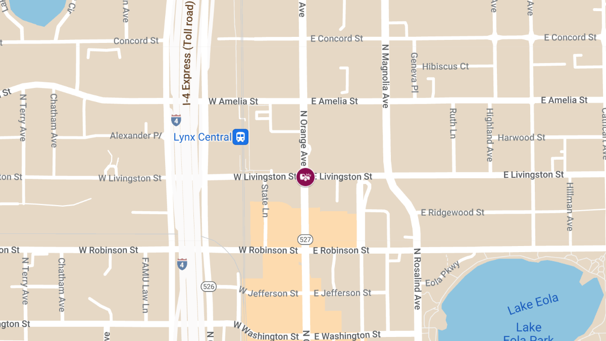 Vehicle Crash With Injuries in Central Business District