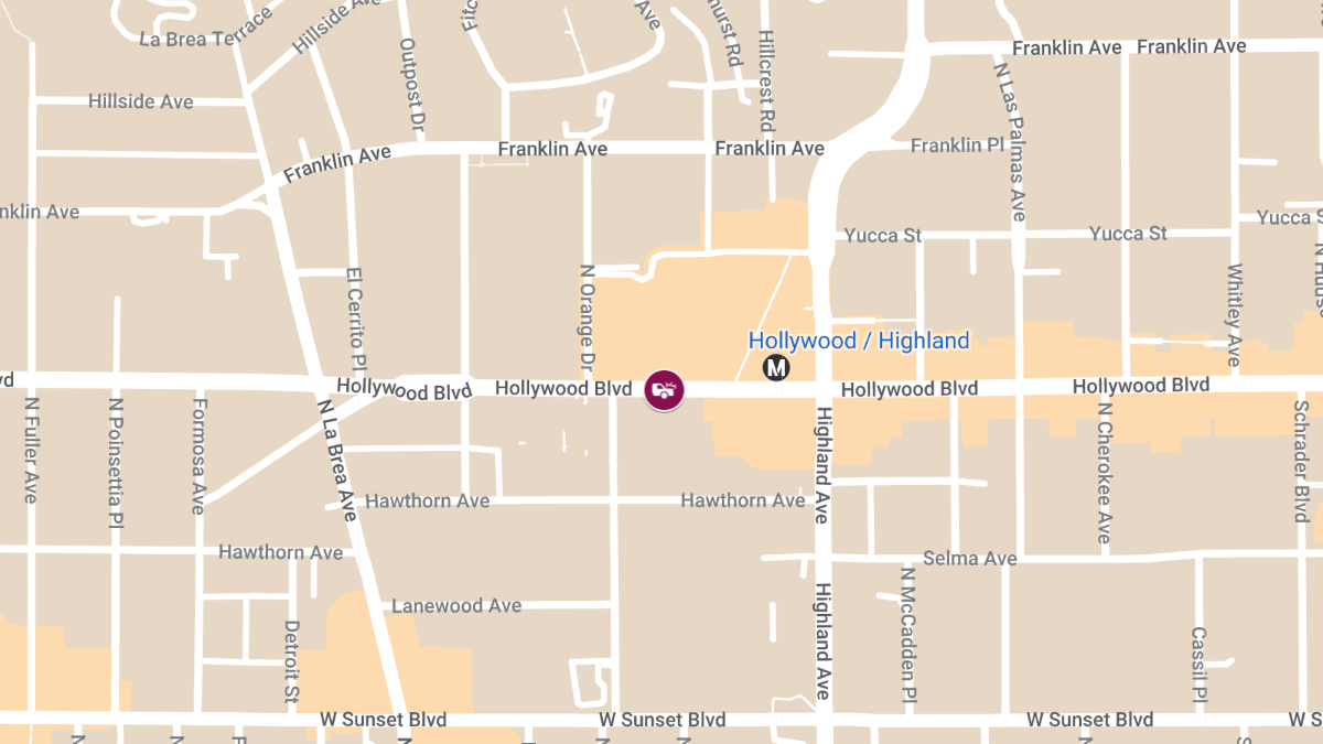 Vehicle Crash With Injuries on Hollywood Blvd