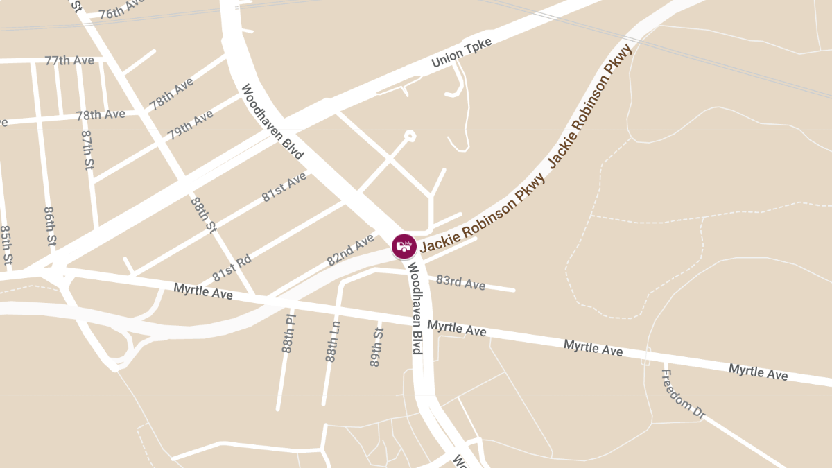 Vehicle Crash With Injuries on Jackie Robinson Parkway at Woodhaven Blvd