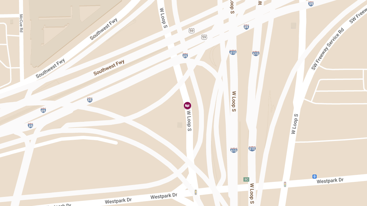 Vehicle Crash With Injuries on West Loop S