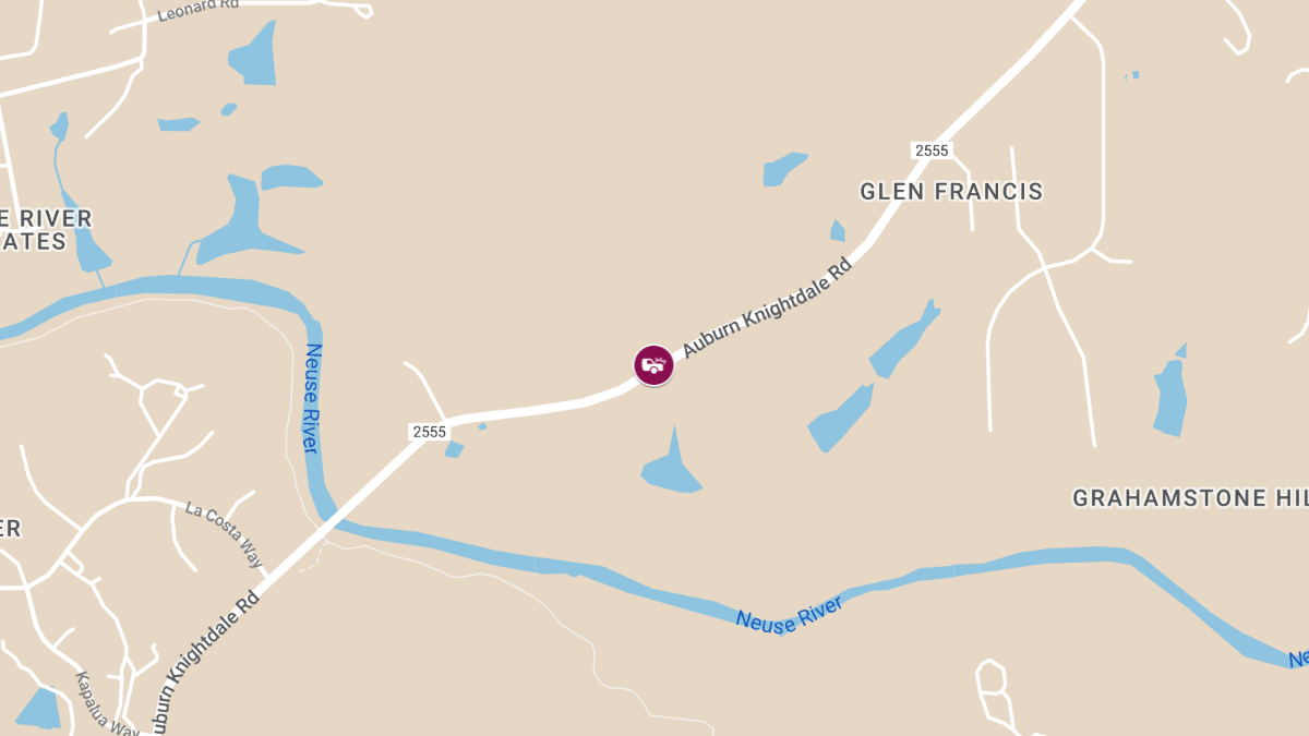 Vehicle Crash at 2720 Auburn Knightdale Rd Causes Injuries