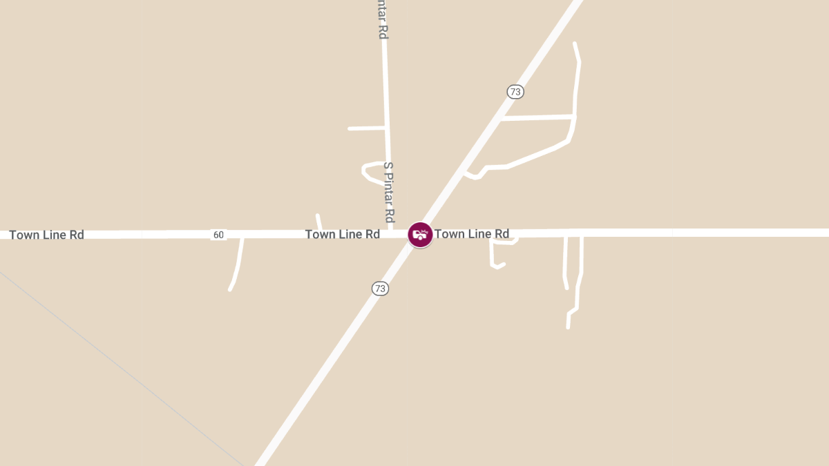 Vehicle Crash at Highway 73 & South Townline Rd Causes Injuries