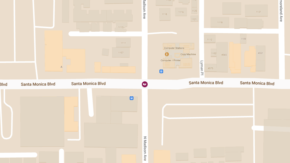 Vehicle Crash at N Madison Ave & Santa Monica Blvd Causes Injuries