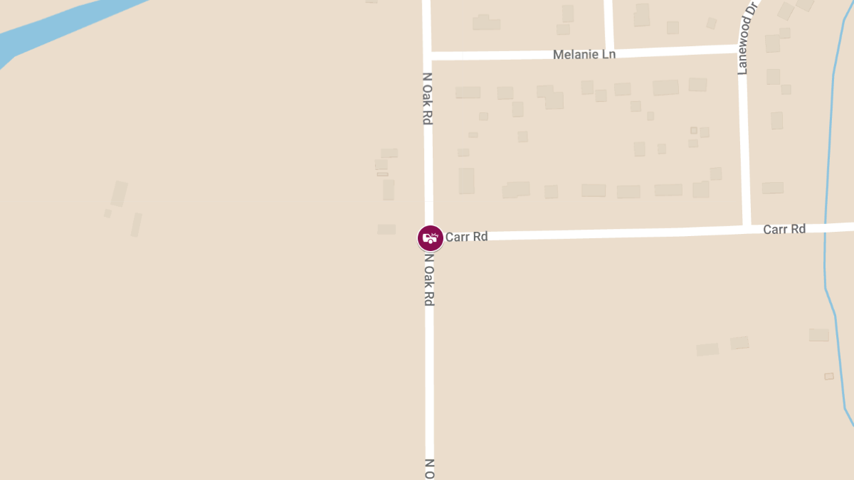 Vehicle Crash at N Oak Rd & Richfield Rd